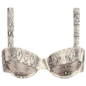 Montce Swim Snake Rib Bustier Bikini Top